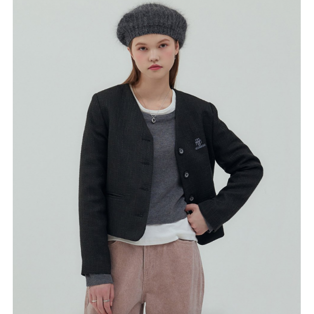 秋冬預訂｜MUAHMUAH CLASSIC TWEED JACKET + SHORT SKIRT SET