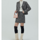 秋冬預訂｜MUAHMUAH CLASSIC TWEED JACKET + SHORT SKIRT SET