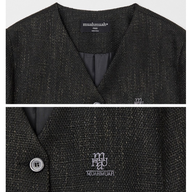 秋冬預訂｜MUAHMUAH CLASSIC TWEED JACKET + SHORT SKIRT SET