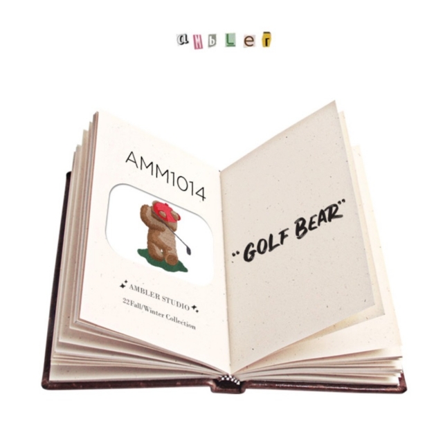 22F/W 預訂|AMBLER GOLF BEAR SWEATSHIRT 22F/W 預訂|AMBLER GOLF BEAR SWEATSHIRT