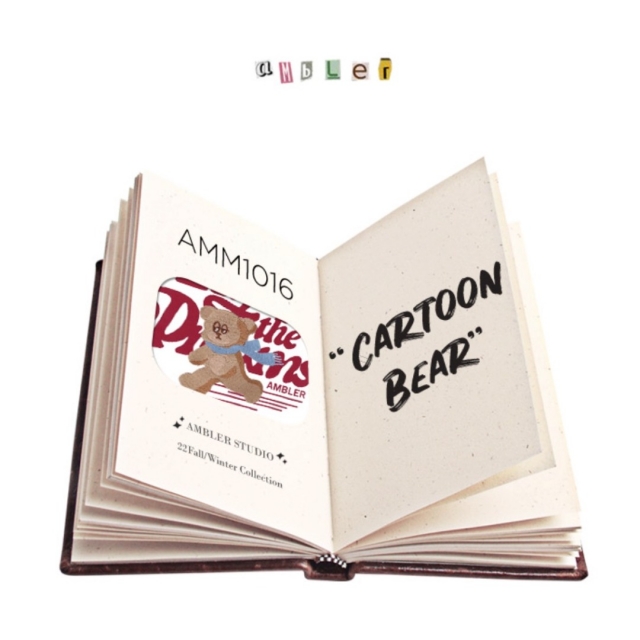 22F/W 預訂｜AMBLER CARTOON BEAR SWEATSHIRT