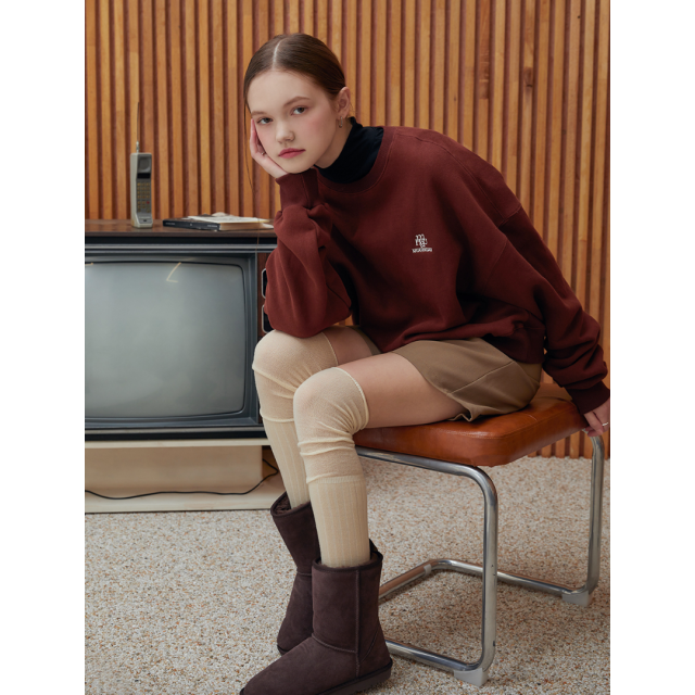 秋冬預訂｜MUAHMUAH FLEECE REGULAR SWEAT SHIRT