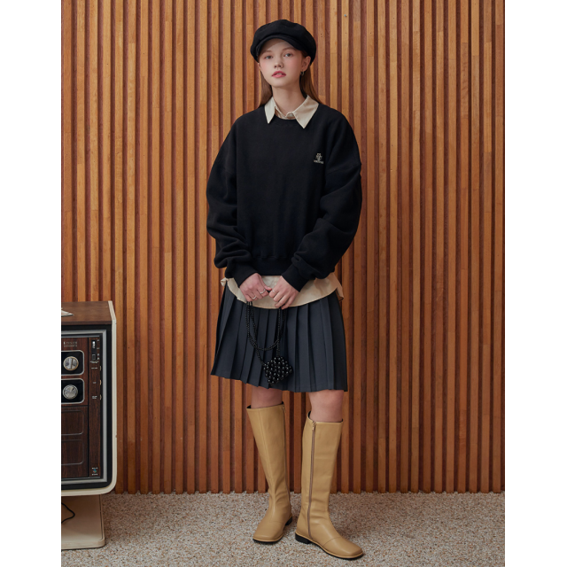 秋冬預訂｜MUAHMUAH FLEECE REGULAR SWEAT SHIRT