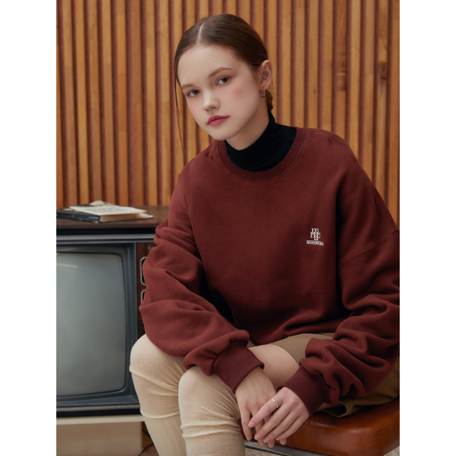 秋冬預訂｜MUAHMUAH FLEECE REGULAR SWEAT SHIRT