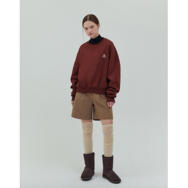 秋冬預訂｜MUAHMUAH FLEECE REGULAR SWEAT SHIRT