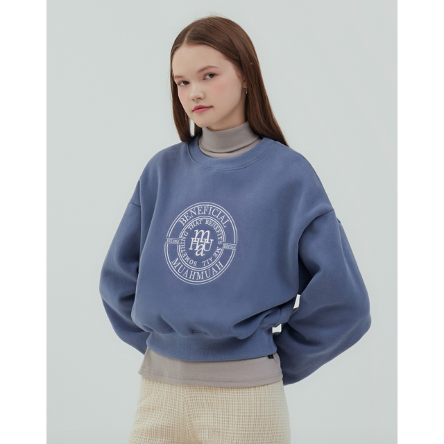 秋冬預訂｜MUAHMUAH FLEECE CROP SWEAT SHIRTS