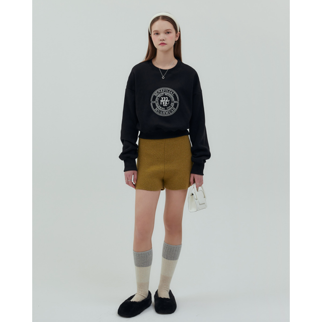 秋冬預訂｜MUAHMUAH FLEECE CROP SWEAT SHIRTS