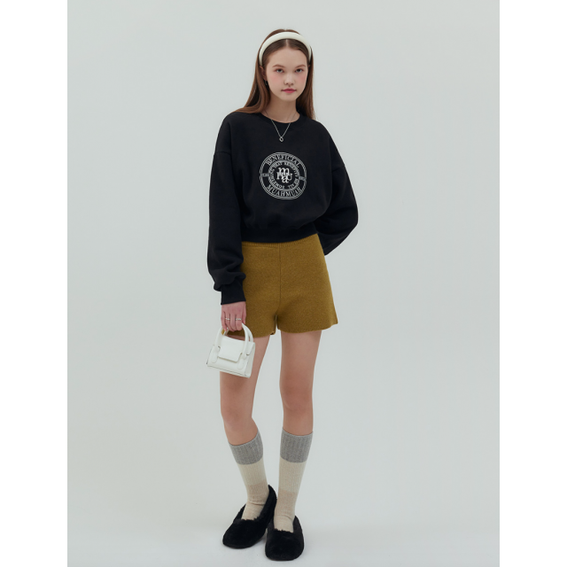 秋冬預訂｜MUAHMUAH FLEECE CROP SWEAT SHIRTS