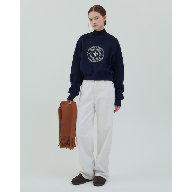 秋冬預訂｜MUAHMUAH FLEECE CROP SWEAT SHIRTS