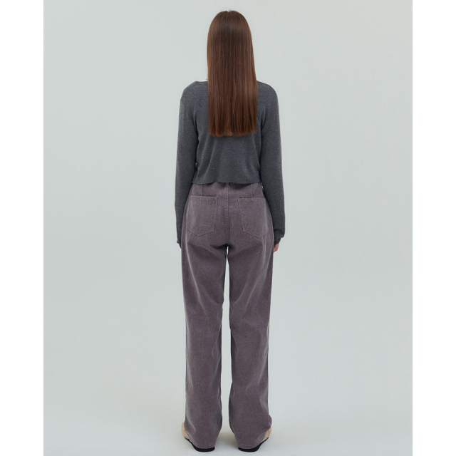 秋冬預訂｜MUAHMUAH CLASSIC COLOR WASHING COTTON PANTS