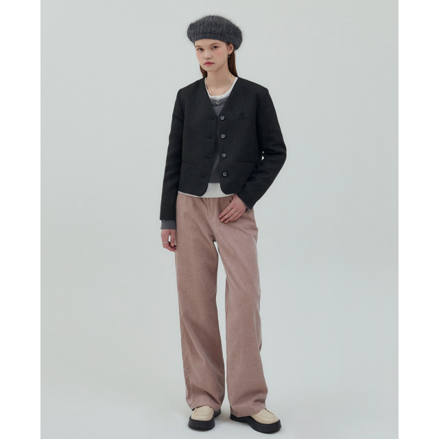 秋冬預訂｜MUAHMUAH CLASSIC COLOR WASHING COTTON PANTS