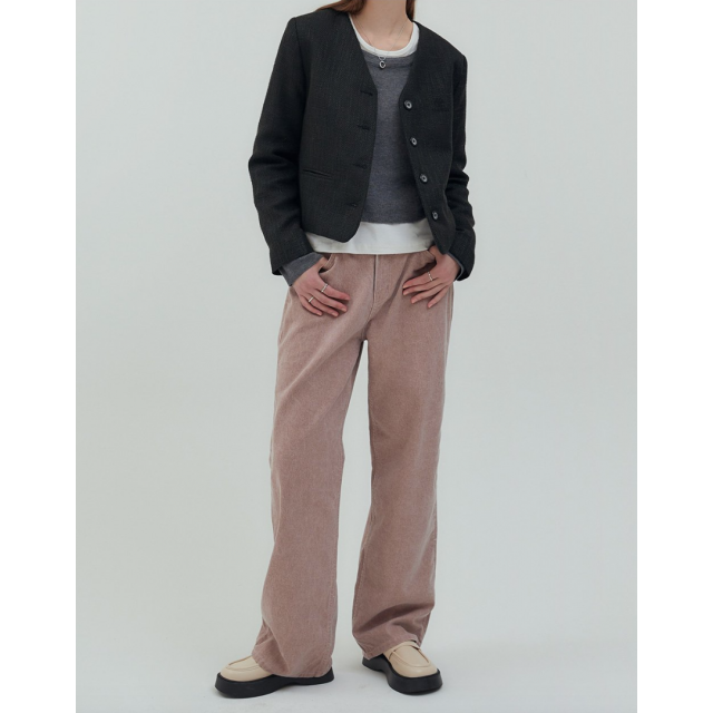 秋冬預訂｜MUAHMUAH CLASSIC COLOR WASHING COTTON PANTS