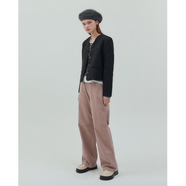 秋冬預訂｜MUAHMUAH CLASSIC COLOR WASHING COTTON PANTS
