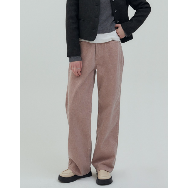 秋冬預訂｜MUAHMUAH CLASSIC COLOR WASHING COTTON PANTS