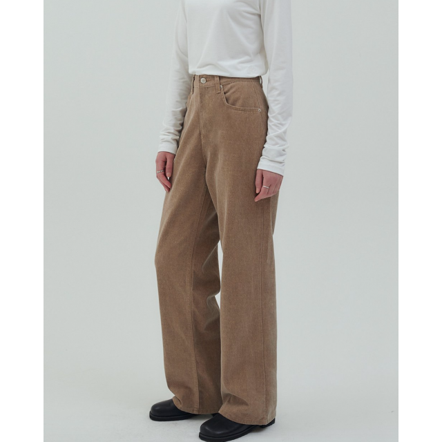 秋冬預訂｜MUAHMUAH CLASSIC COLOR WASHING COTTON PANTS