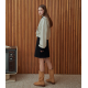 秋冬預訂｜MUAHMUAH A LINE COTTON REGULAR SKIRT