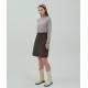 秋冬預訂｜MUAHMUAH A LINE COTTON REGULAR SKIRT