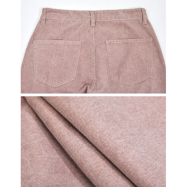秋冬預訂｜MUAHMUAH CLASSIC COLOR WASHING COTTON PANTS