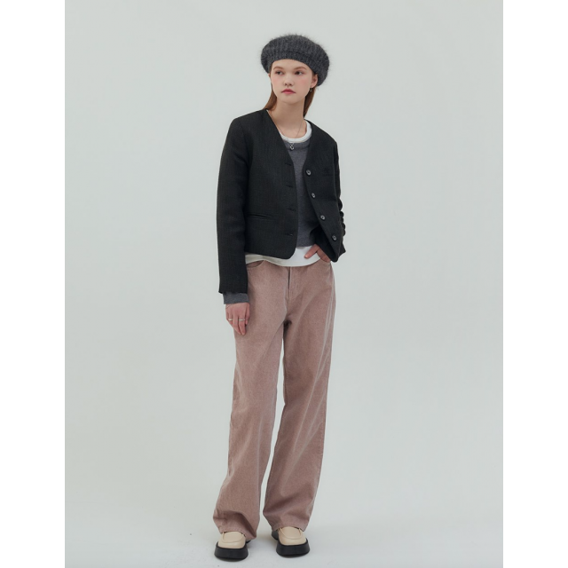 秋冬預訂｜MUAHMUAH CLASSIC COLOR WASHING COTTON PANTS