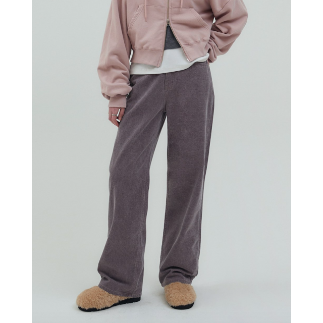 秋冬預訂｜MUAHMUAH CLASSIC COLOR WASHING COTTON PANTS