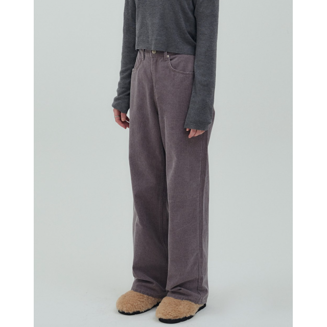 秋冬預訂｜MUAHMUAH CLASSIC COLOR WASHING COTTON PANTS