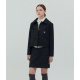 秋冬預訂｜MUAHMUAH COLLAR TWEED JACKET + SHORT SKIRT SET