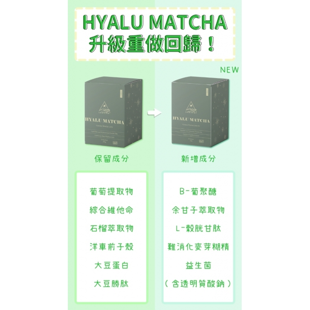 現貨｜新升級版! SHAURMI HYALU MATCHA 抹茶味代餐 (14包!!!)
