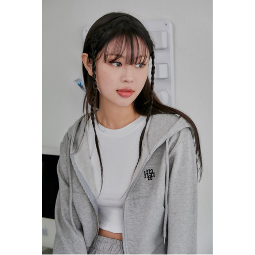 春季預訂｜MUAHMUAH LOGO POINT TRAINING CROP HOOD ZIPUP