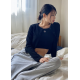 春季預訂｜MUAHMUAH LOGO SLIM FIT KNIT CARDIGAN