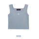 春季預訂｜MUAHMUAH LOGO SLIM FIT KNIT SLEEVELESS