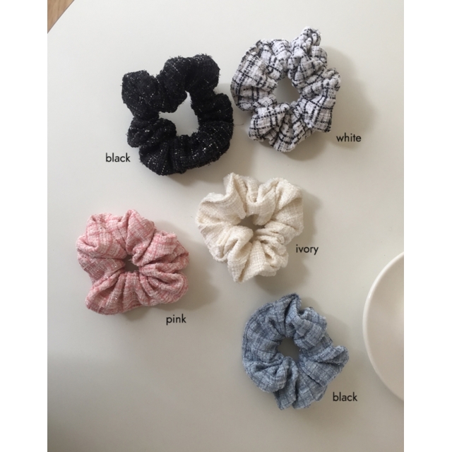 預訂｜Jane Tweed Scrunchy (5 COLOR)