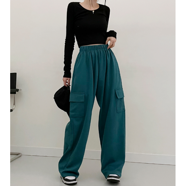 春季預訂|側口袋棉寛褲 6 COLORS 春季預訂|側口袋棉寛褲 6 COLORS