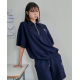 春季預訂|MUAHMUAH LOGO HALF ZIPUP HALF T-SHIRT 春季預訂|MUAHMUAH LOGO HALF ZIPUP HALF T-SHIRT