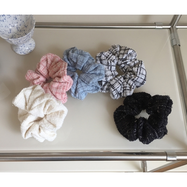 預訂｜Jane Tweed Scrunchy (5 COLOR)