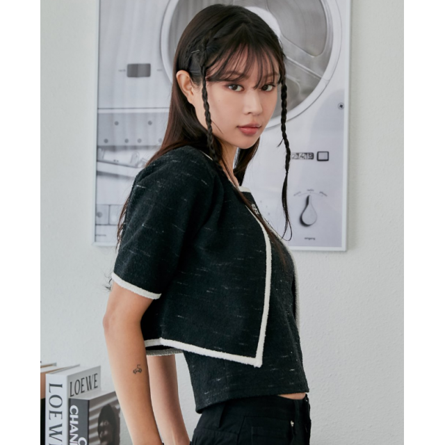 春季預訂|MUAHMUAH SIGNATURE LOGO POINT TWEED SET-UP 春季預訂|MUAHMUAH SIGNATURE LOGO POINT TWEED SET-UP