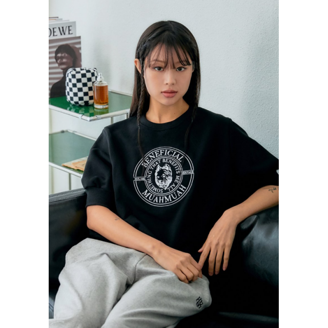 春季預訂｜MUAHMUAH STITCH HALF SWEATSHIRTS