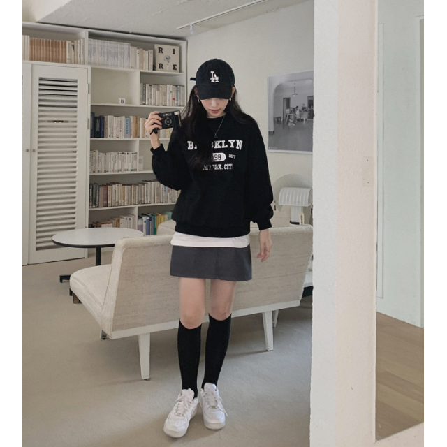 春季預訂|NO FADE 後鬆緊腰A字牛仔短裙 春季預訂|NO FADE 後鬆緊腰A字牛仔短裙