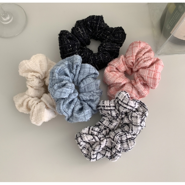 預訂｜Jane Tweed Scrunchy (5 COLOR)