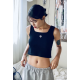 春季預訂｜MUAHMUAH LOGO SLIM FIT KNIT SLEEVELESS