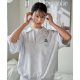 春季預訂|MUAHMUAH LOGO HALF ZIPUP HALF T-SHIRT 春季預訂|MUAHMUAH LOGO HALF ZIPUP HALF T-SHIRT