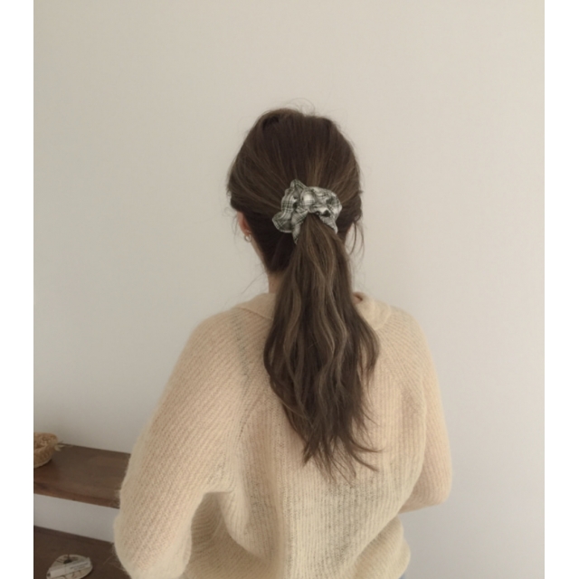 預訂｜Powder Check Scrunchy (5 COLOR)