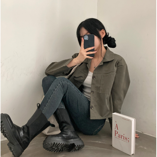 春季預訂|單口袋工裝外套 春季預訂|單口袋工裝外套
