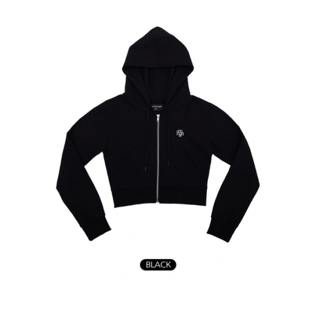 春季預訂｜MUAHMUAH LOGO POINT TRAINING CROP HOOD ZIPUP