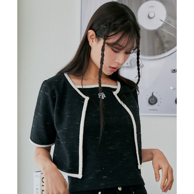春季預訂|MUAHMUAH SIGNATURE LOGO POINT TWEED SET-UP 春季預訂|MUAHMUAH SIGNATURE LOGO POINT TWEED SET-UP