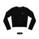 春季預訂｜MUAHMUAH LOGO SLIM FIT KNIT CARDIGAN