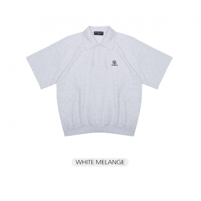 春季預訂|MUAHMUAH LOGO HALF ZIPUP HALF T-SHIRT 春季預訂|MUAHMUAH LOGO HALF ZIPUP HALF T-SHIRT