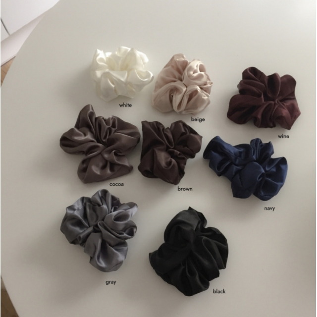 預訂｜Sateen Scrunchy (11 COLOR)