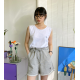 春季預訂|MUAHMUAH LOGO STITCH TRAINING HALF PANTS 春季預訂|MUAHMUAH LOGO STITCH TRAINING HALF PANTS