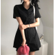 春季預訂｜恤衫修腰短袖連身裙