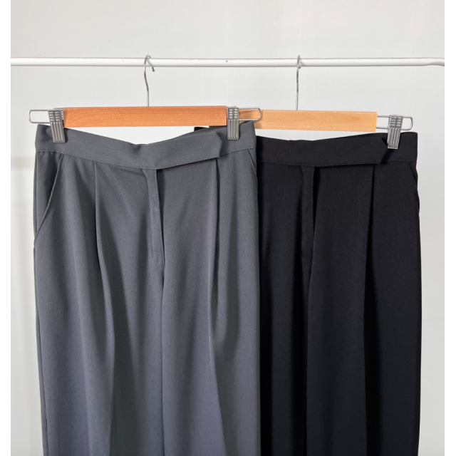 春季預訂|側釦專屬西裝寬褲子 (S-2XL, 3 LENGTH) 春季預訂|側釦專屬西裝寬褲子 (S-2XL, 3 LENGTH)